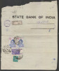 India 1980  IYC  50Px2  LABELS USED ON REGISTERED COVER...ACCEPTED AS POSTAGE BY POST OFFICE # 27032  Indien Inde - Vignettes De Fantaisie