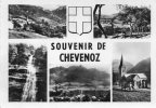 [74] Haute Savoie > SOUVENIR De CHEVENOZ - Qulelques Vues De Chevenoz - Multi Vues Année 1963*PRIX FIXE - Chevenoz