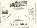 België, Walon Freres, Demenagements, 1938 (4690) - Camions