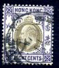 Hong Kong Edward VII 1903 8c Slate & Violet , Used - Oblitérés
