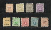 OCCUPAZIONE ANGLO-AMERICANA SICILIA 1943 SERIE COMPLETA COMPLETE SET MNH - Anglo-american Occ.: Sicily