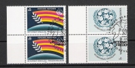 UNO Wien 1986 MiNr.62-63 Paar Erstagst. ( 292) - Gebraucht