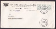 Brazil CEP - Control Eléctrico E Pneumático Ltda. NITERÓI 1980 Cover To AALBORG Denmark 3-Stripe - Cartas & Documentos