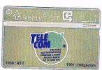 BELGIO (BELGIUM) - RTT (L&G) - 1991 TELECOM 91 , GENEVA ( CODE 108D) - USED °  -  RIF. 5056 - Telekom-Betreiber