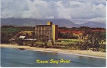 Kauai Surf Hotel Lodging HI Hawaii, C1950s/60s Vintage Postcard - Kauai