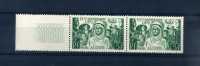 - FRANCE ALGERIE 1949 . PAIRE BORD DE FEUILLE NEUVE SANS CHARNIERE - Unused Stamps