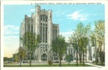 USA – United States – New Masonic Temple, Detroit, Michigan, 1920s Unused Postcard [P5507] - Detroit