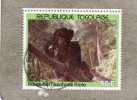 TOGO  :  Chimpanzé  (Pan Troglodytes)   :sur La Route De Missahoué Kloto - Singe - Primate - Chimpanzés