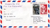 ENVELOPPE  ESSAIS EN VOL  PAR "LA CARAVELLE"  AIR FRANCE  4 - First Flight Covers