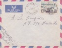 Cameroun,Koutouba Le 16/06/1957 > France,colonies,lettre,po Nt Sur Le Wouri à Douala,15f N°301 - Briefe U. Dokumente