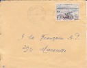 Cameroun,Bangmélima Le 21/05/1957 > France,colonies,lettre,po Nt Sur Le Wouri à Douala,15f N°301 - Brieven En Documenten