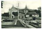 Cpsm 38 LANS EN VERCORS Eglise - Voiture Ancienne - Vercors