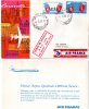 ENVELOPPE 1ere LIAISON AERIENNE-1er VOL  ROME-PARIS  1959 AIR FRANCE - Airmail