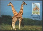 WWF - 1997 - Ouganda - Girafe De L'Ouganda - FDC 1 Carte + 1 Lettre - Other & Unclassified