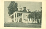 USA – United States – The Mount Vernon Mansion, East Front, 1938 Unused Postcard [P5551] - Altri & Non Classificati