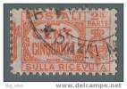 Italia Regno - Pacchi Postali: 50 C. - Seconda Parte (n° 28) Con Fasci Al Centro - 1927/32 - Postal Parcels