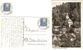 AK 2836 Oybin. Die Kirche Am Berge 25. 8. 49.--8 LUFTKURORT (10a) OYBIN OBERLAUSITZ Nach (10b) Pleißa Mit 1 X 12 PF DEUT - Oybin