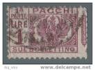 Italia Regno - Pacchi Postali: £ 1 - Prima Parte (n° 30) Con Fasci Al Centro - 1927/32 - Postal Parcels