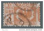 Italia Regno - Pacchi Postali: £ 3 - Prima Parte (n° 32) Con Fasci Al Centro - 1927/32 - Postal Parcels