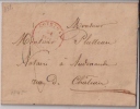 BELGIQUE :  1841:Précurseur De COURTRAI Pour AUDENARDE.sans Texte.Oblit.double Cercle Rouge COURTRAI & AUDENARDE. - 1830-1849 (Independent Belgium)