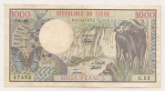 AFRIQUE / AFRICA / TCHAD - 1000 FRANCS 1980 - Tsjaad