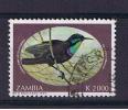 RB 758 - Zambia 1994 Sunbirds 200k Fine Used Stamp - Green Throated Sunbird - Bird Theme - Zambia (1965-...)