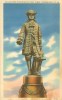 USA – United States – William Penn Statue On City Hall Tower, Philadelphia, Pa, Unused Linen Postcard [P5600] - Philadelphia
