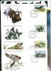 Mauritius 1978 WWF 4 FDC Fauna. Kestrel.Butterfly.Flying Fox.Geckos. Papillon.Faucon Crécerelle. Good. New! - Mauricio (1968-...)