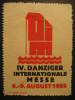 GERMANY DANZIG 1925 Internationale Messe Poster Stamp Label Vignette Vi&ntilde;eta - Zonder Classificatie