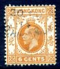 Hong Kong George V 1912 6c Brown-orange, Used - Usados