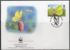 WWF - 1997 - Guernsey - Papillons - FDC 1 Carte + 1 Lettre - Other & Unclassified