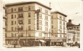 Seattle WA Washington, Gowan Hotel Lodging, Street Scene Autos, C1940s/50s Vintage Real Photo Postcard - Seattle
