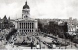 England - Nottingham Council House Square, Photocrom, Unused - Nottingham