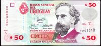 ® URUGUAY: 50 Pesos (1994) AUNC Serie A - Uruguay