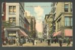 WESTMINSTER STREET VIEW, PROVIDENCE ,  OLD POSTCARD, USED 1914 - Providence