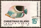 CHRISTMAS ISLAND - USED 1970 15c Fish - Christmas Island