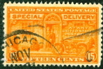 United States 1925 15 Cent Special Delivery Motorcycle Delivery Issue  #E13  Chicago Cancel - Express & Recommandés