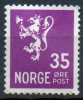 Norway 1937 Lion 35 Ore Mint No Gum  SG 291 - Nuovi