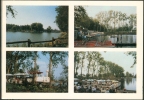 Carte Postale Le Quesnoy Nord (Le Chalet De L'Etang, L'Embarcadère, La Promenade En Petit Train, - Le Quesnoy