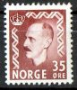 Norway 1950 King Haakon VII 35 Ore MH  SG 422a - Unused Stamps