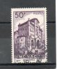 MONACO  Cathédrale De Monaco 50f Violet 1948 N°313c - Gebraucht