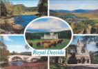 GB.- Deeside - Schotland - Balmoral Castle, River Dee, Braemar, The Old Brig Of Dee, Crathie Church, Engeland - Aberdeenshire