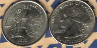 USA UNITED STATES 25 CENTS 1/4$ MASSACHUSETTS MAN MAP FRONT WASHINGTON BACK 2000P READ DESCRIPTION CAREFULLY !!! - 1999-2009: State Quarters