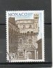 MONACO La Tour De L'Horloge50c Bleu Brun 1974 N°987 - Used Stamps