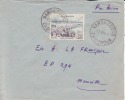 Cameroun,Nanga Eboko Le 15/08/1957 > France,colonies,lettre,po Nt Sur Le Wouri à Douala,15f N°301 - Cartas & Documentos