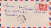 Cameroun,Bonabéri Le 15/05/1957 > France,colonies,lettre,le Café,15f N°304 - Cartas & Documentos