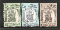 Bahrain 1976 Sheikh Definitives - 300F , 500f & 1 Dinar Values VFU Cds - Bahreïn (...-1965)