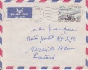 Cameroun,Yaoundé Le 16/08/1957 > France,colonies,lettre,po Nt Sur Le Wouri à Douala,15f N°301 - Brieven En Documenten