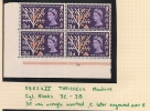 UK - Variety  SG 624 II - THRISSELL Machine Cyl. Blocks 3C-3B - 3E Was Wrongly Inserted-  Spec. Cat. Volume 3 - Page 220 - Plaatfouten En Curiosa