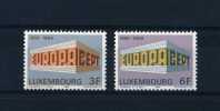 - LUXEMBOURG . TIMBRES EUROPA 1969 . NEUFS SANS CHARNIERE - 1969